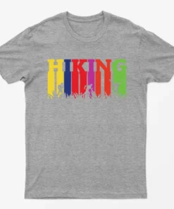 Sport Grey Happiness Is A Day Spent Hicking T-Shirt