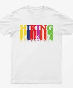 White Happiness Is A Day Spent Hicking T-Shirt