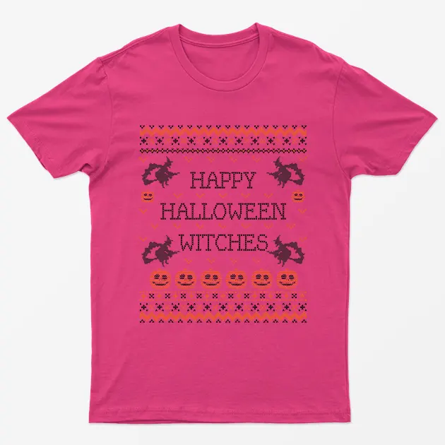 Heliconia Happy Halloween Witches T-Shirt