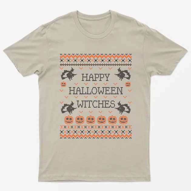 Sand Happy Halloween Witches T-Shirt