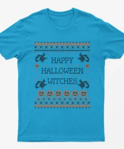 Sapphire Happy Halloween Witches T-Shirt