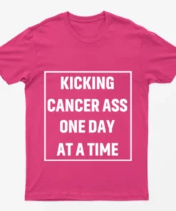 Heliconia Breast Cancer Fighter Quote T-Shirt