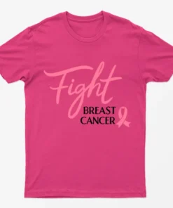 Heliconia Fight Breast Cancer Awareness T-Shirt