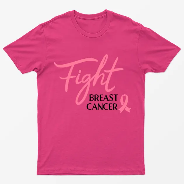 Heliconia Fight Breast Cancer Awareness T-Shirt