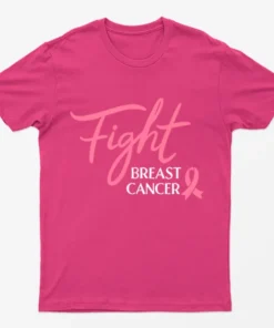 Heliconia Fight Breast Cancer Pink Ribbon T-Shirt