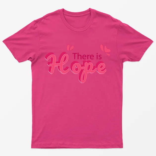 Heliconia Hope Breast Cancer Awareness T-Shirt