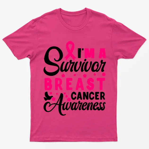 Heliconia I am a Survivor Breast Cancer T-Shirt