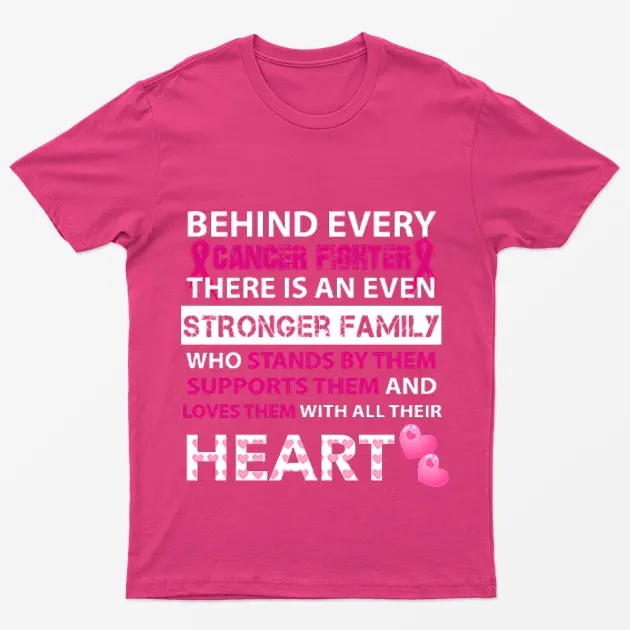 Heliconia Support Breast Cancer Fighters T-Shirt