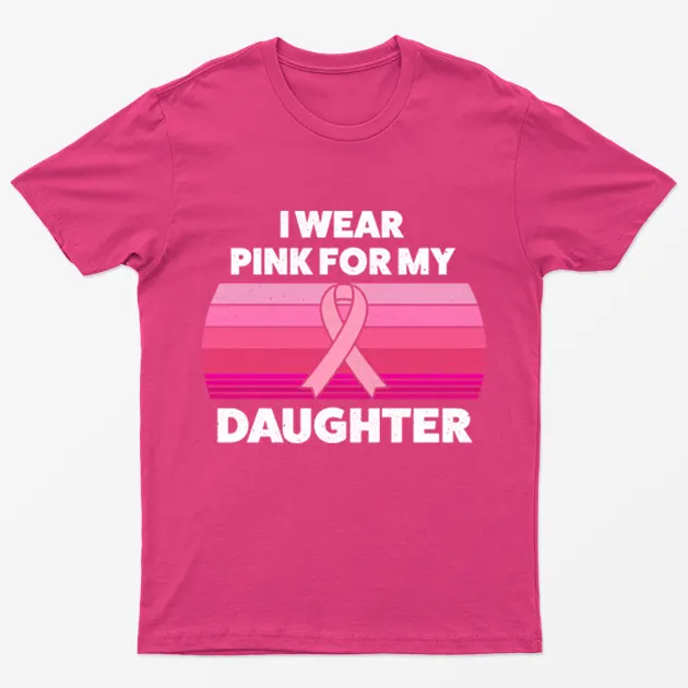 Heliconia Support Breast Cancer Survivor Daughter T-Shirt