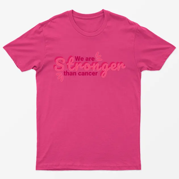 Heliconia We Are Stronger Than Cancer T-Shirt