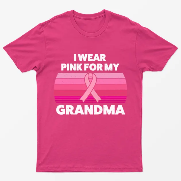 Heliconia Wear Pink For Grandma T-Shirt