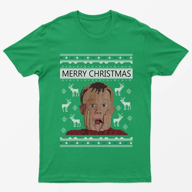 Irish Green Home Alone Kevin Christmas T-Shirt