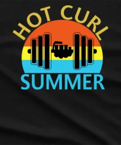 Azalea Hot Curl Summer Gym T-Shirt