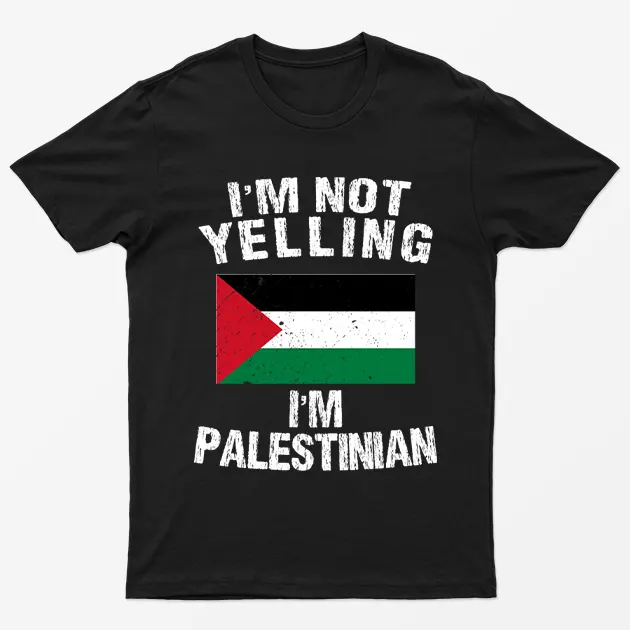 Black I Am Palestinian T-Shirt