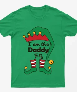 Irish Green I Am The Daddy Elf T-Shirt