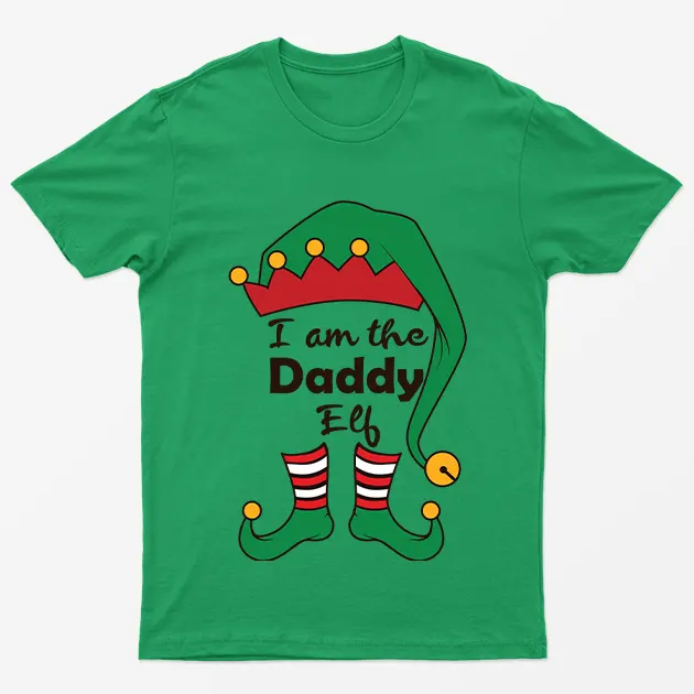 Irish Green I Am The Daddy Elf T-Shirt