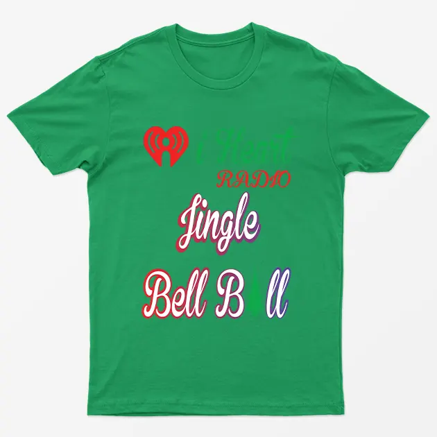 Irish Green I Heart Radio Jingle Bell Ball T-Shirt