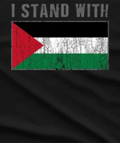 I Stand With Palestine Flag T-Shirt