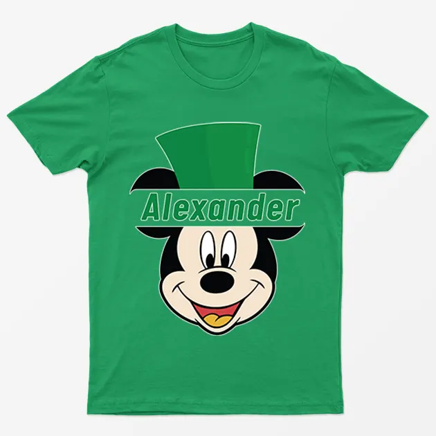Irish Green Alexander Mickey Mouse T-Shirt