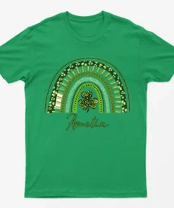 Irish Green Amelia St Patricks Day Graphic T-Shirt