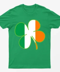 Irish Green Colorfull Leaf Patricks Day T-Shirt