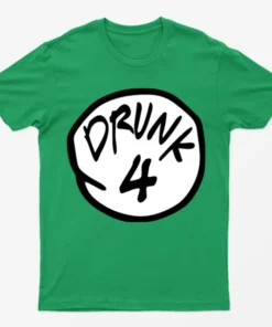 Irish Green Drunk 4 St Patrick's Day Graphic T-Shirt