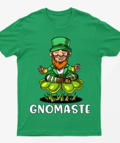 Irish Green Gnomaste St Patrick's Day Graphic T-Shirt