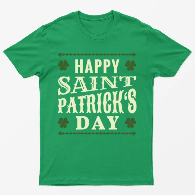 Irish Green Happy St Patrick's Day Fun T-Shirt