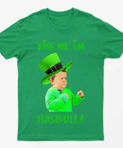 Irish Green Kiss Me I Am Hasbulla T-Shirt