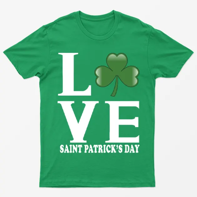 Irish Green Love St Patrick's Day T-Shirt