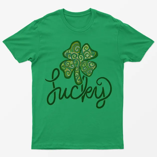 Irish Green Lucky Charms St Patrick's Day Graphic T-Shirt