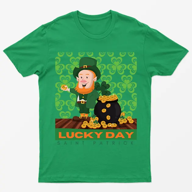 Irish Green Lucky Day St Patrick's Day T-Shirt