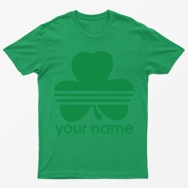 Irish Green Personalized Paddidas T-Shirt