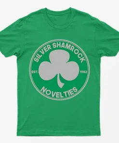 Irish Green Silver Shamrock Novelties T-Shirt