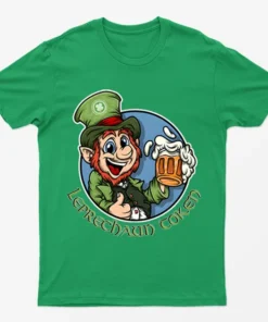 Irish Green St Patrick's Day Leprechaun Token T-Shirt