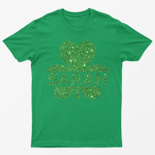 Irish Green St Patricks Day Sarah Graphic T-Shirt
