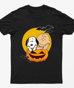 Black Its Charlie Brown Halloween T-Shirt