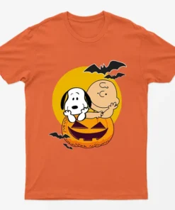 Orange Its Charlie Brown Halloween T-Shirt