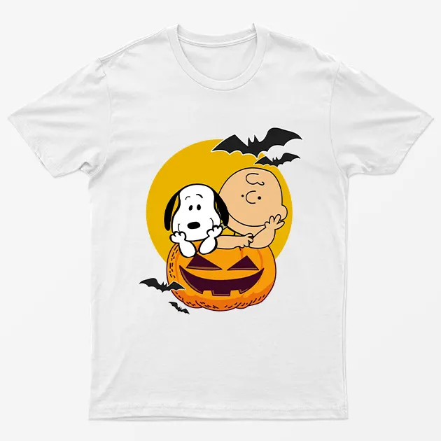 White Its Charlie Brown Halloween T-Shirt
