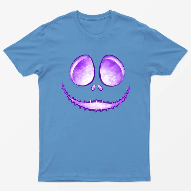 Carolina blue Jack Skellington Laugh T-Shirt