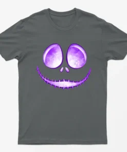 Charcoal Jack Skellington Laugh T-Shirt