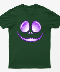 Forest Green Jack Skellington Laugh T-Shirt