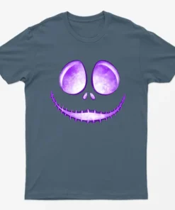 Indigo Blue Jack Skellington Laugh T-Shirt