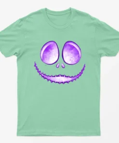 Mint Green Jack Skellington Laugh T-Shirt