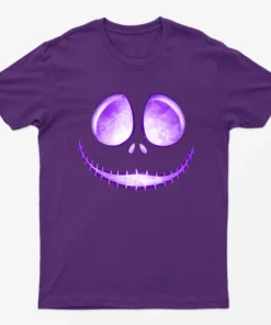 Purple Jack Skellington Laugh T-Shirt