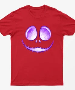Red Jack Skellington Laugh T-Shirt