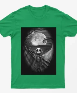 Irish Green Jack Skellington Scream Before Christmas T-Shirt