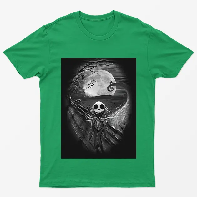 Irish Green Jack Skellington Scream Before Christmas T-Shirt