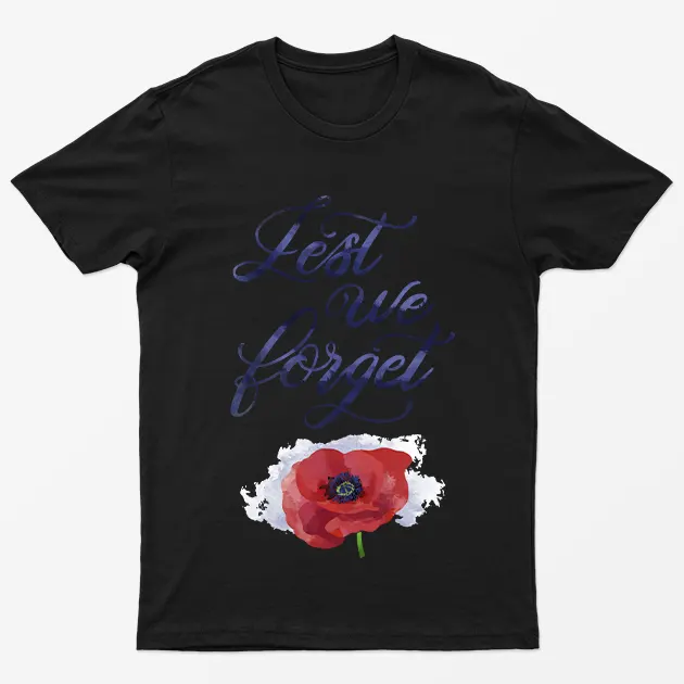 Black Lest We Forget Eternal Gratitude T-Shirt