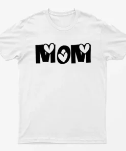 White Love Mom T-Shirt